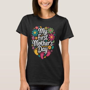 Camiseta Design Floral Colorida para Ocasiões Especiais