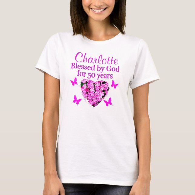 CAMISETA DESIGN FLORAL DE PINCO LOVELMENTE PERSONALIZADO (Frente)