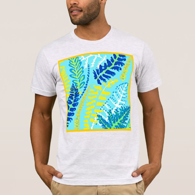 Camiseta Design Floral vibrante (Frente)