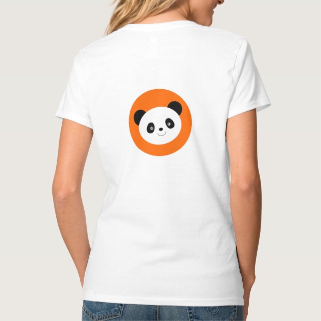 Camiseta Design Fofo Panda (Verso)