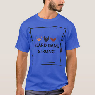 Camiseta Design forte do jogo da barba