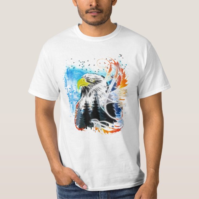 Camiseta Design-fractalius de Eagle (Frente)