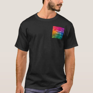 Camiseta Design frontal Adicionar Modelo de imagem de subst