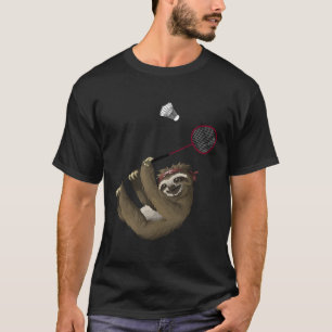 Camiseta Design Funny Badminton Para Jogadores De Badminton