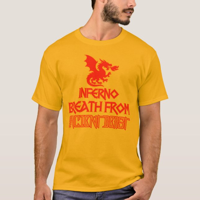 Camiseta Design Furioso da Fruta do Dragão (Frente)