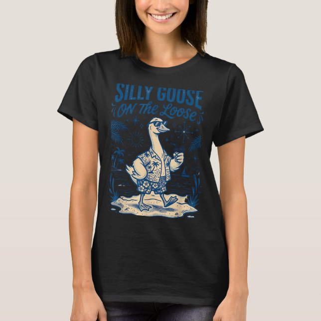 Camiseta Design Ganso Bobalhão à Solta (Frente)