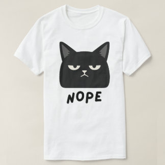 Camiseta Design Gato Preto Não