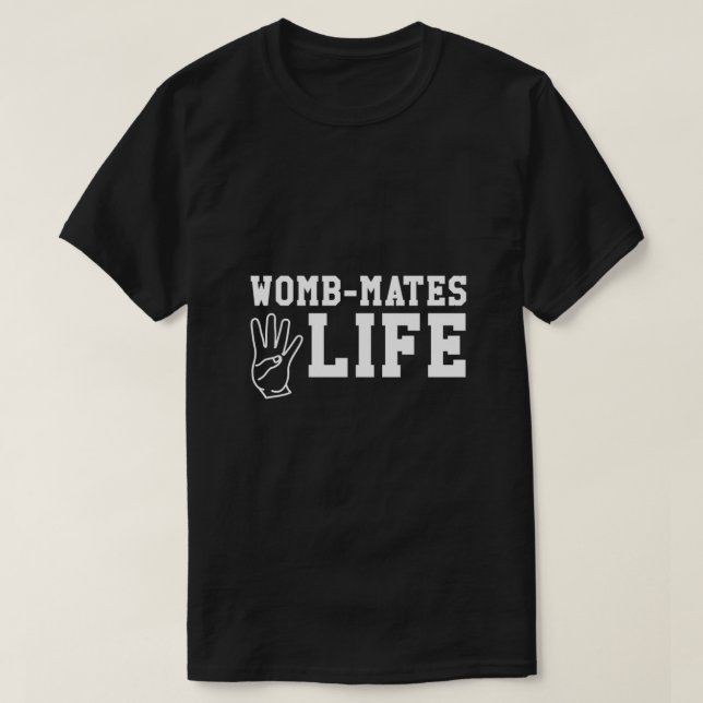Camiseta Design Gêmeo Engraçado - Amigos-Mães 4 Vida Essenc (Frente do Design)