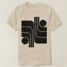 Camiseta Design geométrica minimalista