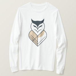 Camiseta Design geométrico do logotipo OWL