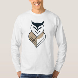 Camiseta Design geométrico do logotipo OWL