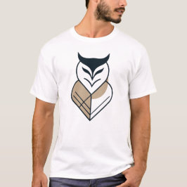 Camiseta Design geométrico do logotipo OWL