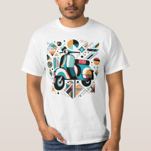 Camiseta Design Geométrico italiano Vespa