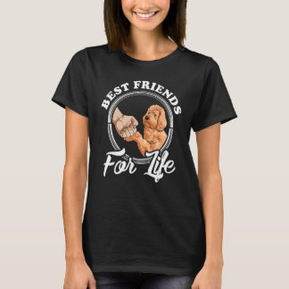Camiseta Design Goldendoodle Melhor Amigos Engraçado Golde
