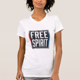 Camiseta Design Gráfico Caixa Espírito Livre Patriótico Vin