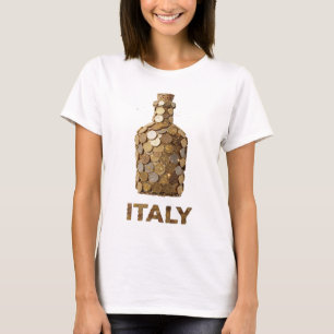 Camiseta Design Gráfico Chic Gold ITALIA