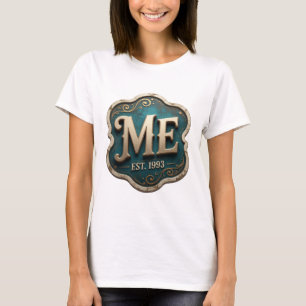 Camiseta Design Gráfico Classic Gold ME EST 1993