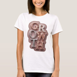 Camiseta Design Gráfico Clássico Prata GROWTH