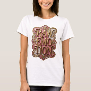 Camiseta Design Gráfico Crisp Gold EMOÇÃO BRUTA