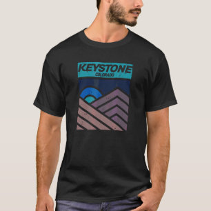 Camiseta Design Gráfico da Montanha do Colorado com Butte p
