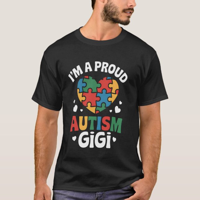 Camiseta Design Gráfico de Coração de Piece Gigi Quebra-cab (Frente)