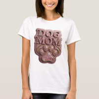 Design Gráfico de DOG MOM Rosa Estiloso