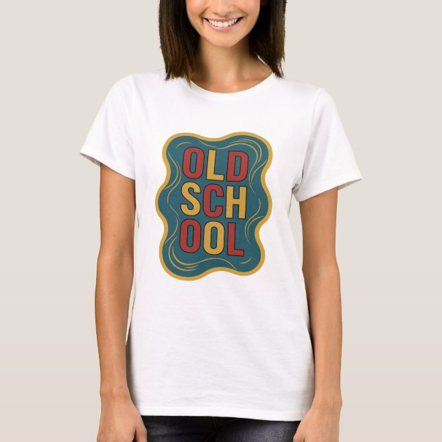 Camiseta Design Gráfico Edgy Yellow OLD SCHOOL (Frente)