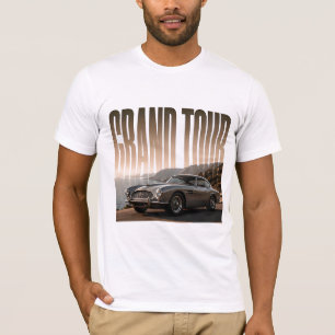 Camiseta Design Gráfico Editorial de Condução de Luxo Grand