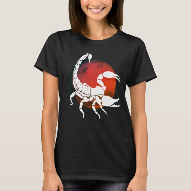 Camiseta Design gráfico | Escorpião Silhouette (Frente)