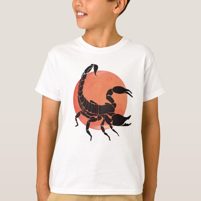 Camiseta Design gráfico | Escorpião Silhouette (Frente)
