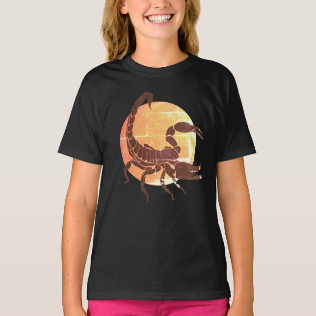 Camiseta Design gráfico | Escorpião Silhouette (Frente)