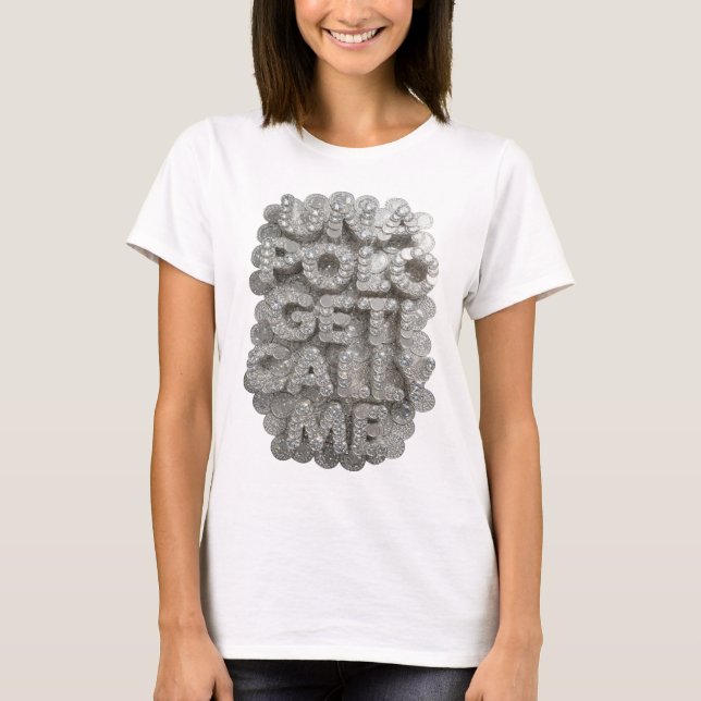 Camiseta Design Gráfico Icônico Prata GET ME (Frente)