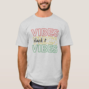 Camiseta Design Gráfico Inspirador Black Vibes