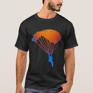 Camiseta Design Gráfico Legal do Skydiver Paraquedising