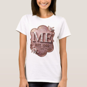 Camiseta Design Gráfico Modern Gold ME EST 1989