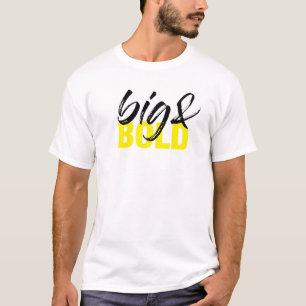Camiseta Design gráfico moderno e urbano vibrante do Big &