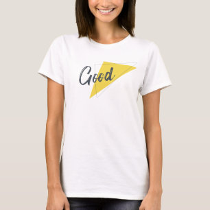 Camiseta design gráfico moderno, vibrante e ousado do Bom