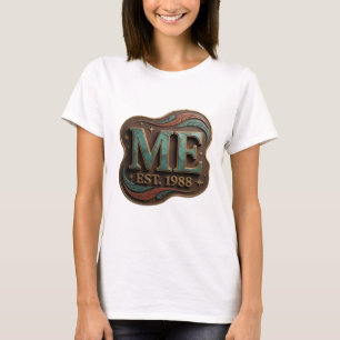 Camiseta Design Gráfico Sharp Gold ME EST 1988