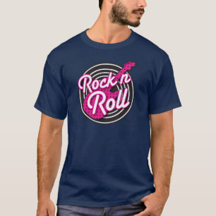 Camiseta Design gravado rockabilly do rolo da rocha N