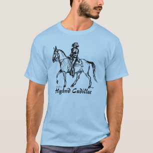 Camiseta Design híbrido do cadillac da mula de Gaited