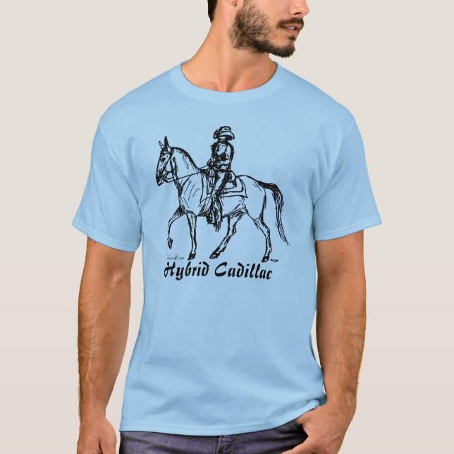 Camiseta Design híbrido do cadillac da mula de Gaited (Frente)