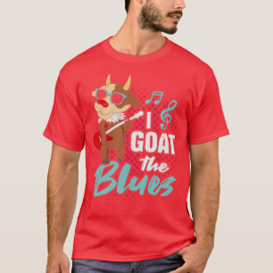 Camiseta Design Hilarious Goat para um músico Blues (2)