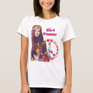 Camiseta design hippie de poder feminino