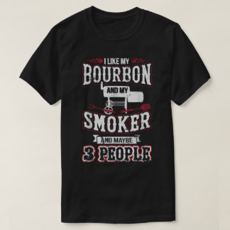 Camiseta Design Humor Churrasco Fumante Bourbon