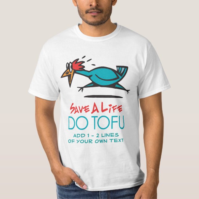 Camiseta Design Humorístico Tofu (Frente)