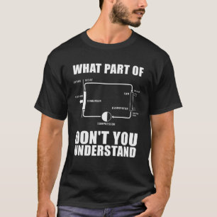 Camiseta Design HVAC legal Para Homens Ar Condicionado Ve