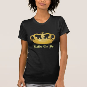 Camiseta Design II da coroa - ouro