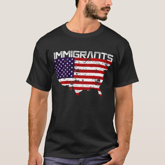 Camiseta Design imigrante (Frente)
