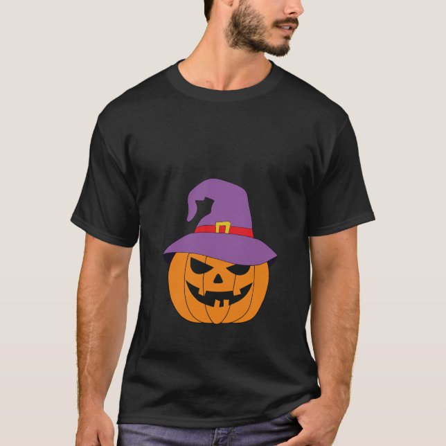 Camiseta Design imprimível para a abóbora de Spookpkin Hall (Frente)