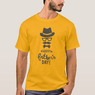 Camiseta Design Incrível dizendo Dia de os pais feliz